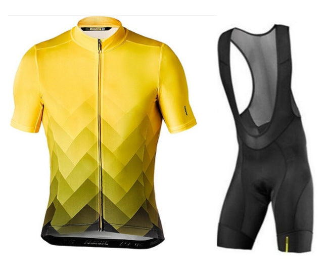 Short-Sleeved Bib, Cycling Suit, Cycling Suit, Moisture Wicking