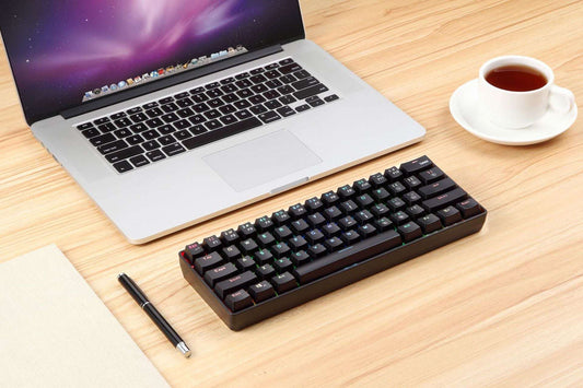 2021 Upgraded New Rgb Wireless 2.4G Dual-Mode 61-Key Mechanical Keyboard