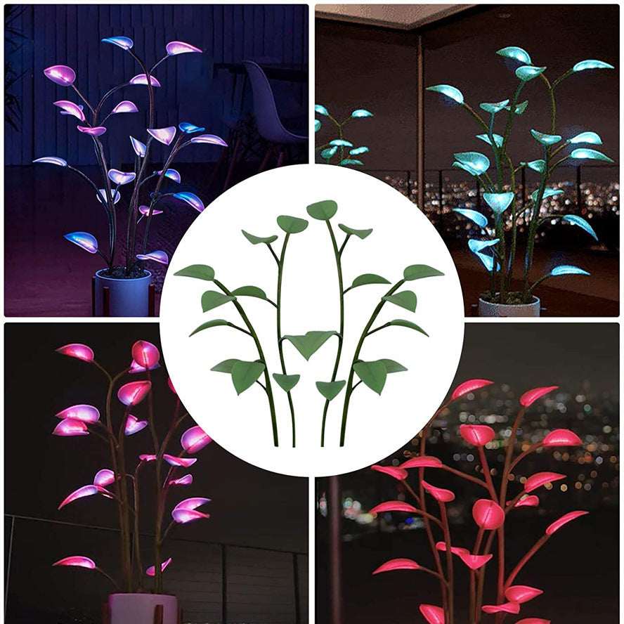 Plant Lamp LED Night Lights Artificial Houseplant Bonsai Plant Lamps LED Decor Plant For Home Decor Bedroom Plant Lights Decor - globaltradeleader