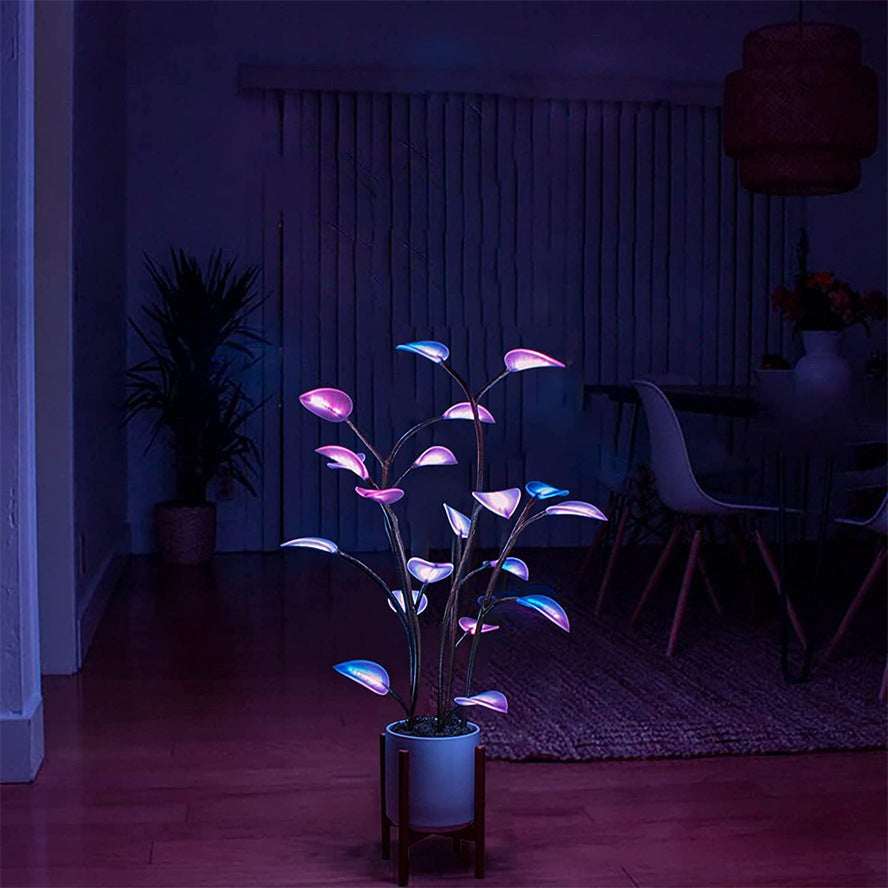 Plant Lamp LED Night Lights Artificial Houseplant Bonsai Plant Lamps LED Decor Plant For Home Decor Bedroom Plant Lights Decor - globaltradeleader