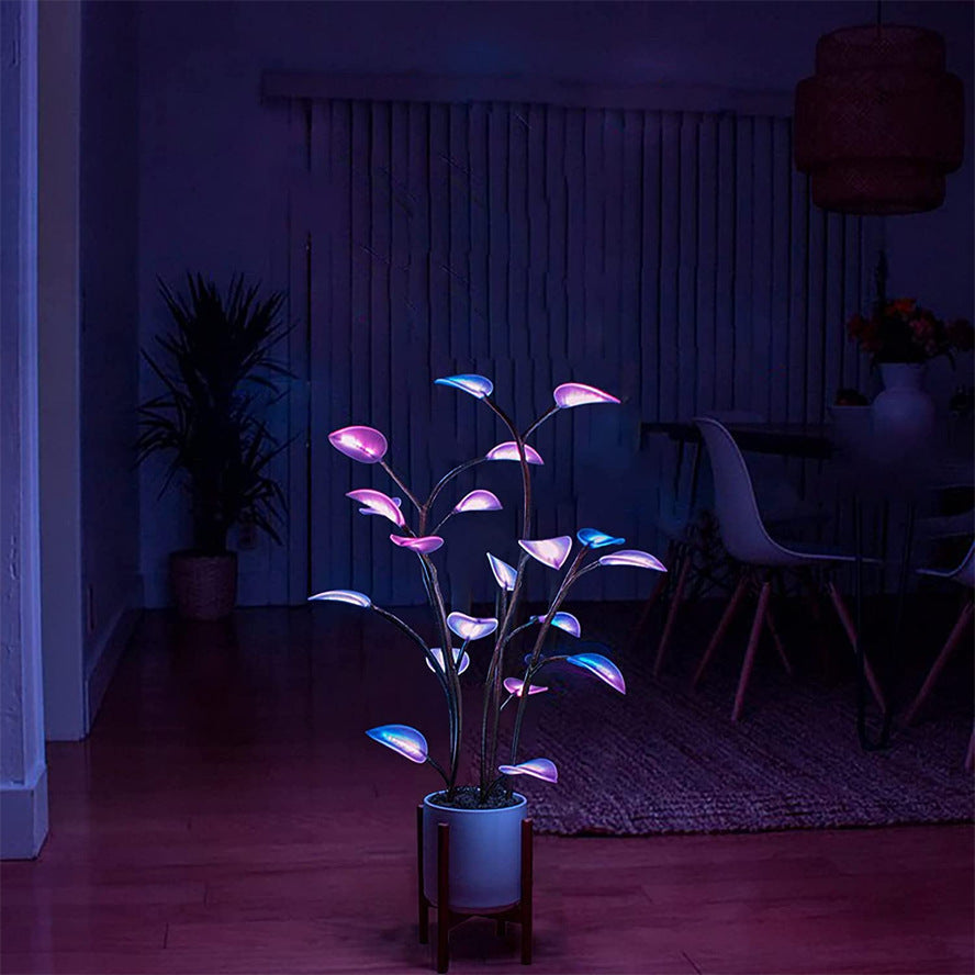 Plant Lamp LED Night Lights Artificial Houseplant Bonsai Plant Lamps LED Decor Plant For Home Decor Bedroom Plant Lights Decor - globaltradeleader