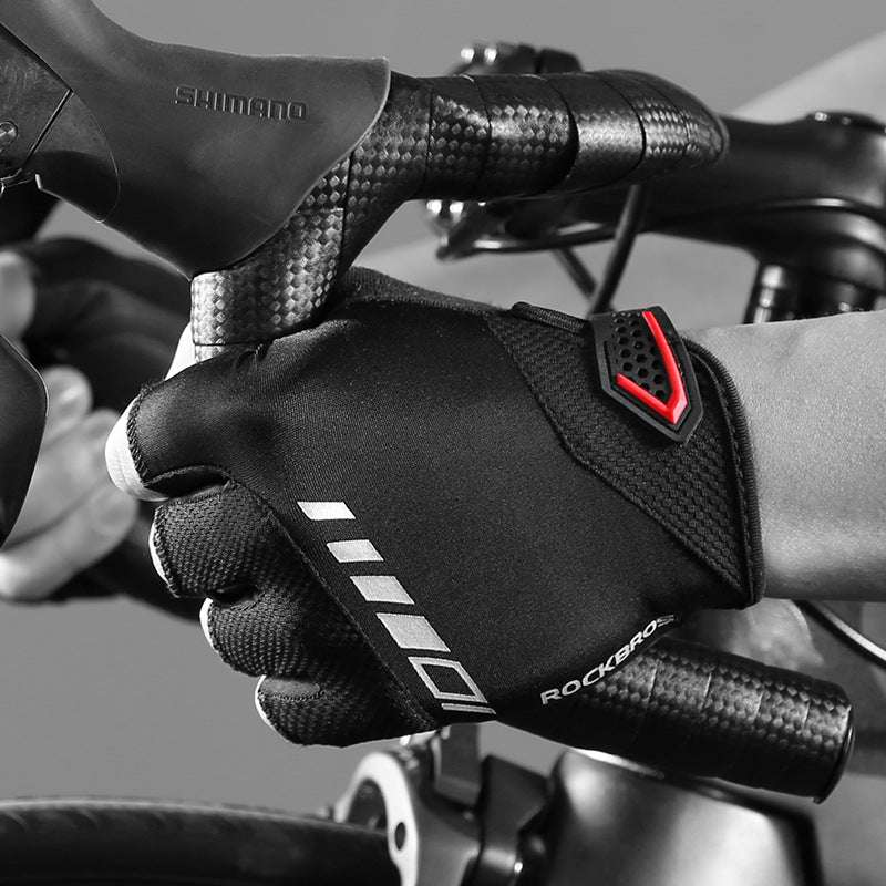 Cycling Gloves Thickened Silicone Shock Absorption