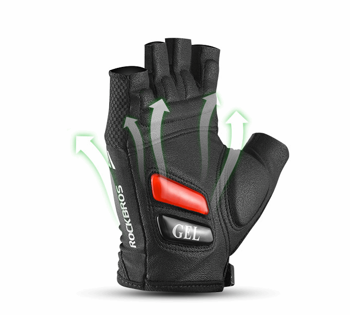 Cycling Gloves Thickened Silicone Shock Absorption