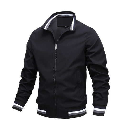 Sports Solid Color Jacket Men's - globaltradeleader