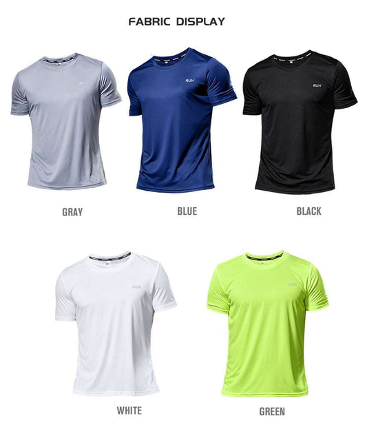 Sports T-Shirt Men'S Quick Drying Thin Breathable Fitness Suit - globaltradeleader