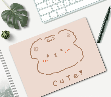 Cute Cartoon Girl Small Ins Wind-Shaped Mouse Pad Wrist Computer Notebook Game Creative Animation
