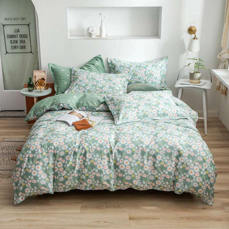 Pure Cotton Bed Linen And Duvet Cover 40S Hotel Bed Linen Set - globaltradeleader