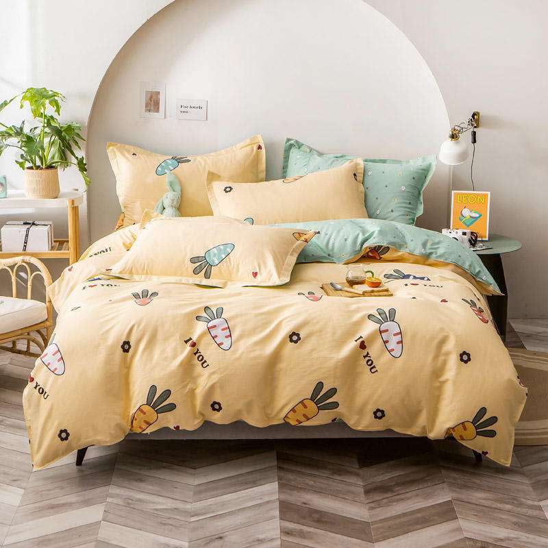 Pure Cotton Bed Linen And Duvet Cover 40S Hotel Bed Linen Set - globaltradeleader