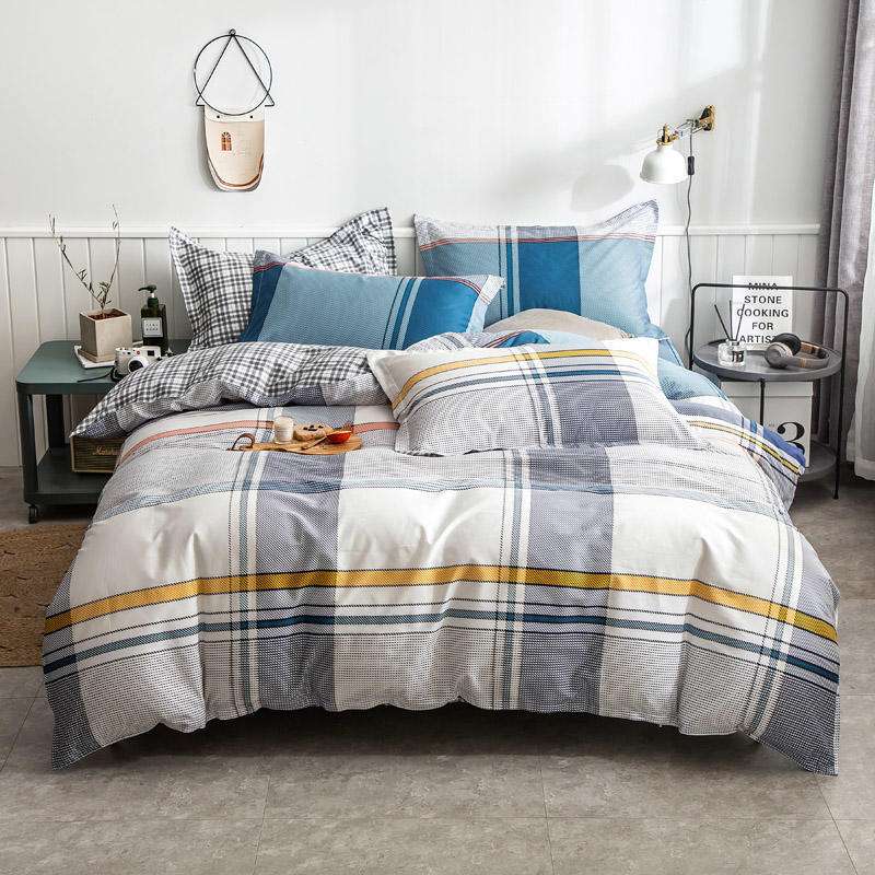 Pure Cotton Bed Linen And Duvet Cover 40S Hotel Bed Linen Set - globaltradeleader