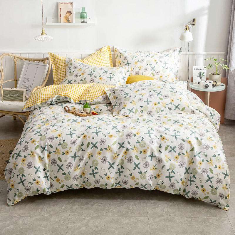 Pure Cotton Bed Linen And Duvet Cover 40S Hotel Bed Linen Set - globaltradeleader