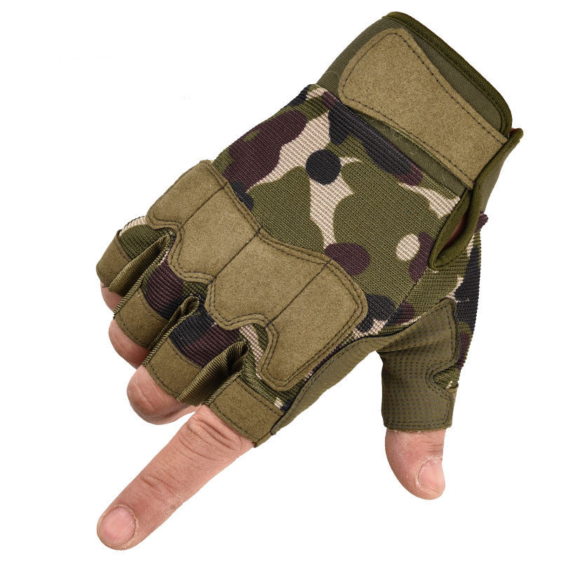 Military Tactical Rigid Knuckle Leather Gloves With Touch Screen Full Finger For Motorcycle Riding Army Winter Cycling Mittens