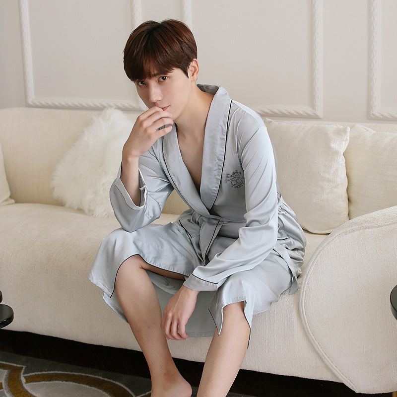 Men's Pajamas Two-Piece Embroidery