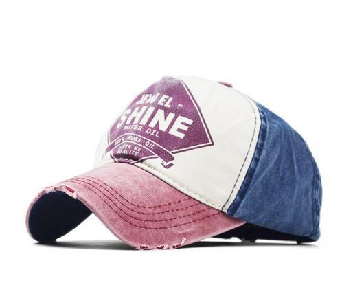 Washed cotton baseball cap Washed letters baseball cap - globaltradeleader