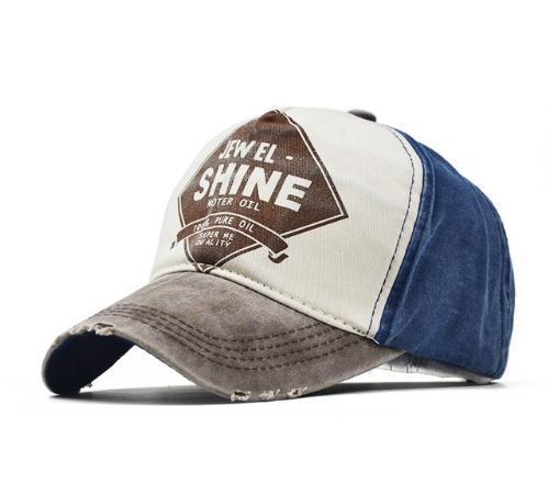 Washed cotton baseball cap Washed letters baseball cap - globaltradeleader