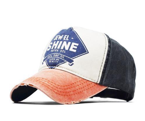 Washed cotton baseball cap Washed letters baseball cap - globaltradeleader