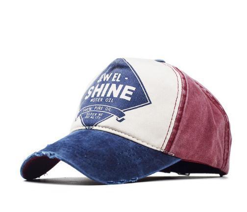 Washed cotton baseball cap Washed letters baseball cap - globaltradeleader