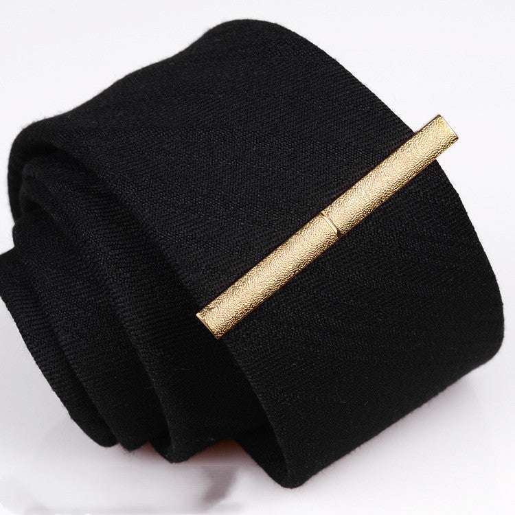 Metal Gold Tie Clip Business Dress Bridegroom Wedding Collar Clip