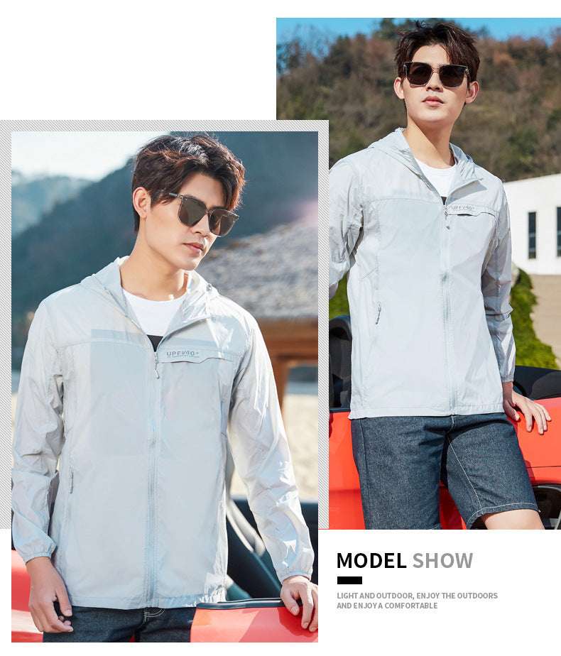 UPF40 Outdoor Anti-ultraviolet Coat Ice Silk Sunscreen Clothing - globaltradeleader