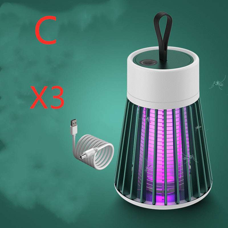 Anti Mosquitoes Portable Electric Mosquito Killer Lamp USB Insect Killer LED Mosquito Trap  Bug Zapper Repellent - globaltradeleader