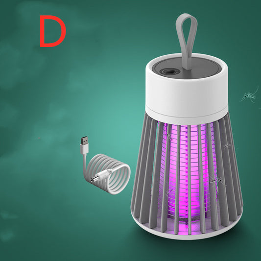 Anti Mosquitoes Portable Electric Mosquito Killer Lamp USB Insect Killer LED Mosquito Trap  Bug Zapper Repellent - globaltradeleader