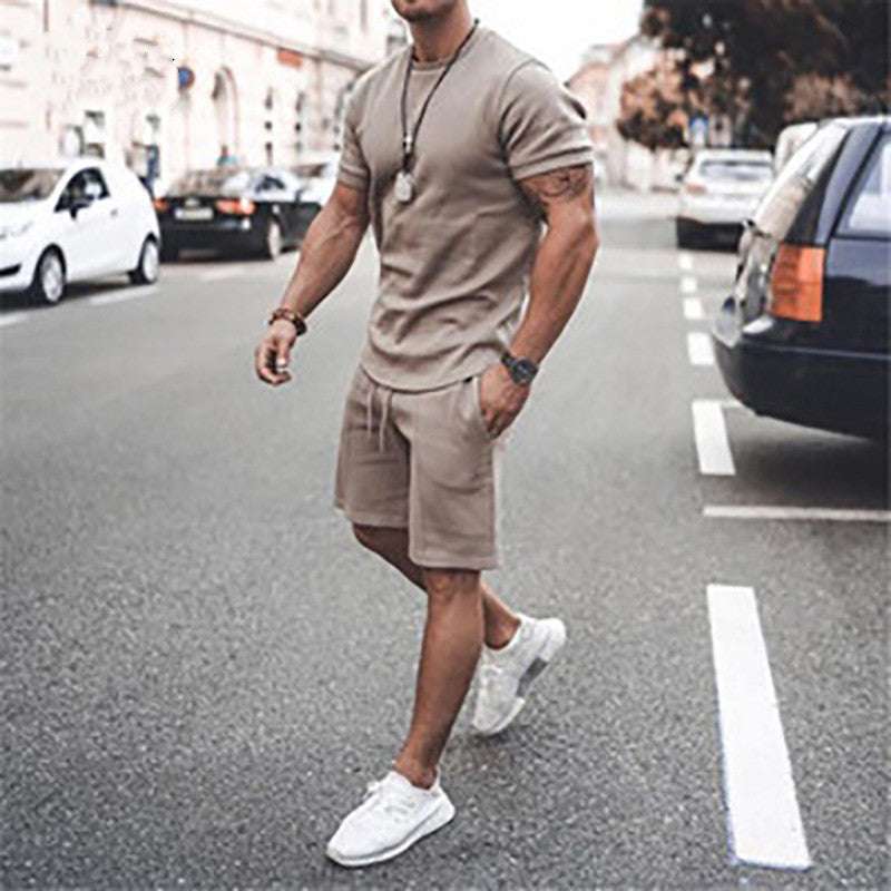 Short Sleeve Shorts Two-Piece Sports And Leisure - globaltradeleader