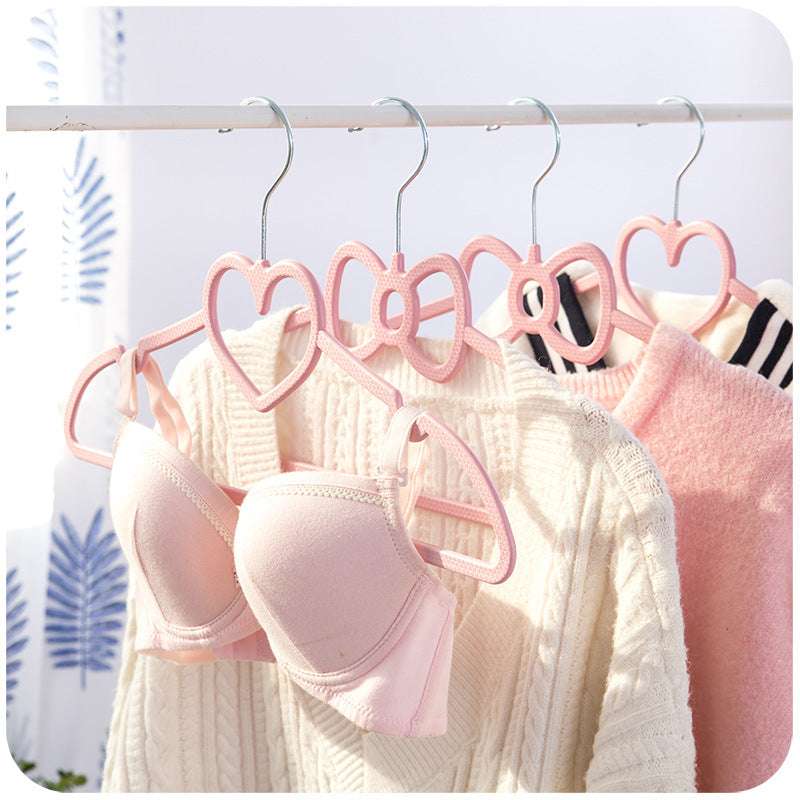 Girly Heart Powder Heart-shaped Bow Drying Rack