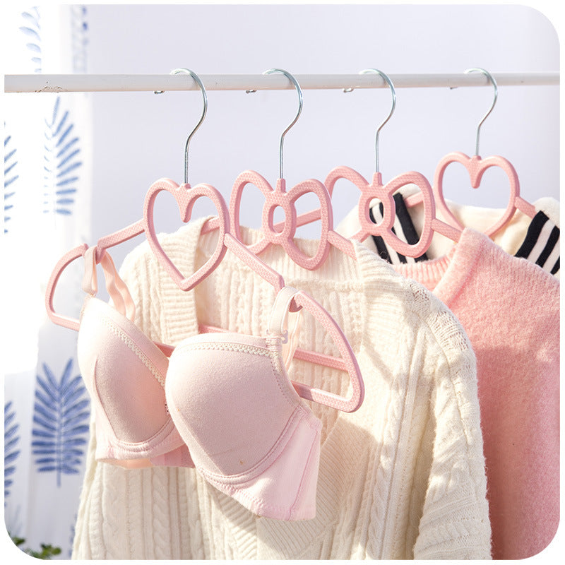 Girly Heart Powder Heart-shaped Bow Drying Rack