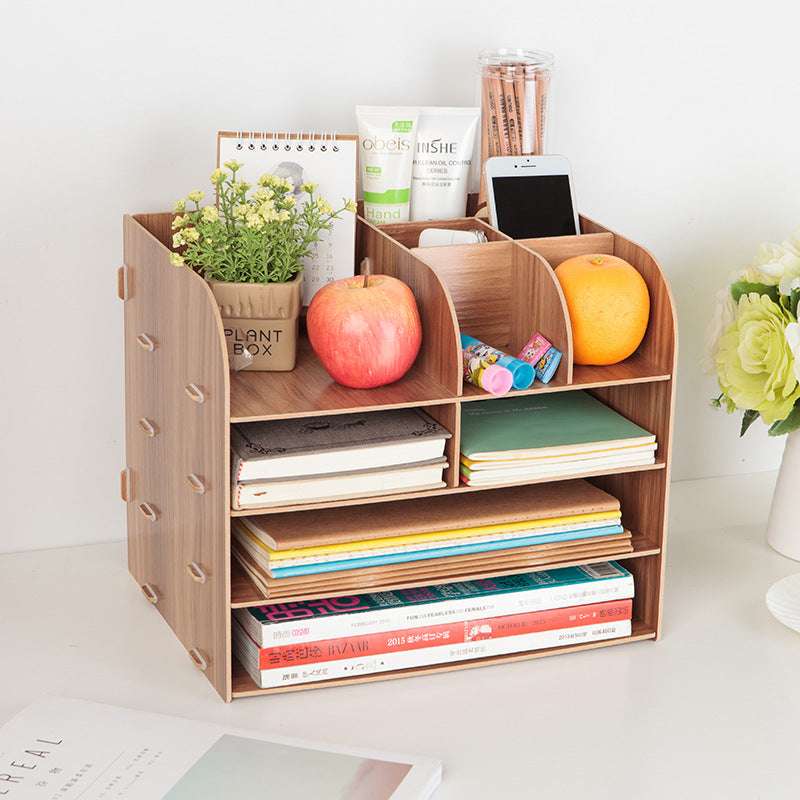 Office Desk Wooden Storage Box - globaltradeleader