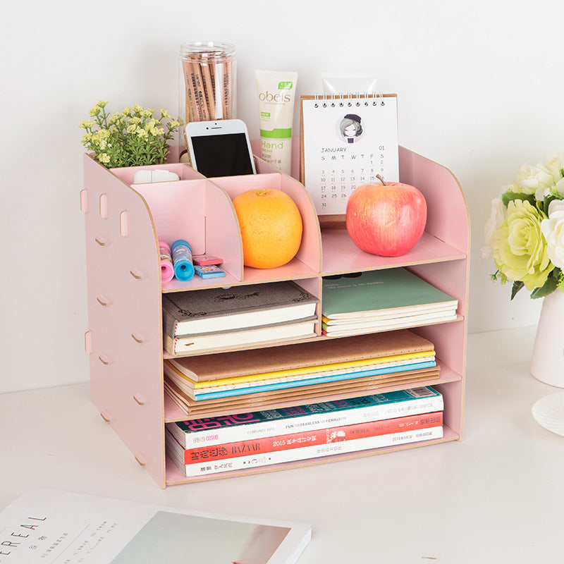 Office Desk Wooden Storage Box - globaltradeleader