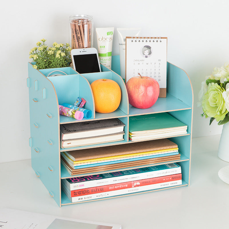 Office Desk Wooden Storage Box - globaltradeleader