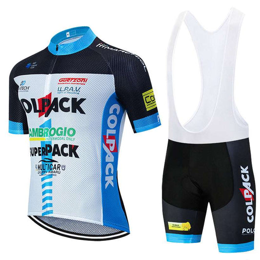 Short-sleeved Bib Cycling Jersey Suit