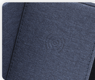 Multifunctional PU Wireless Charging Pen Holder Storage Box Desktop Organizing Box Office Desk Creative Pen Case