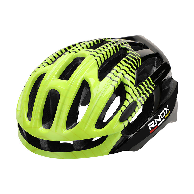 Striped Motorcycle Paint Electric Bike Helmet