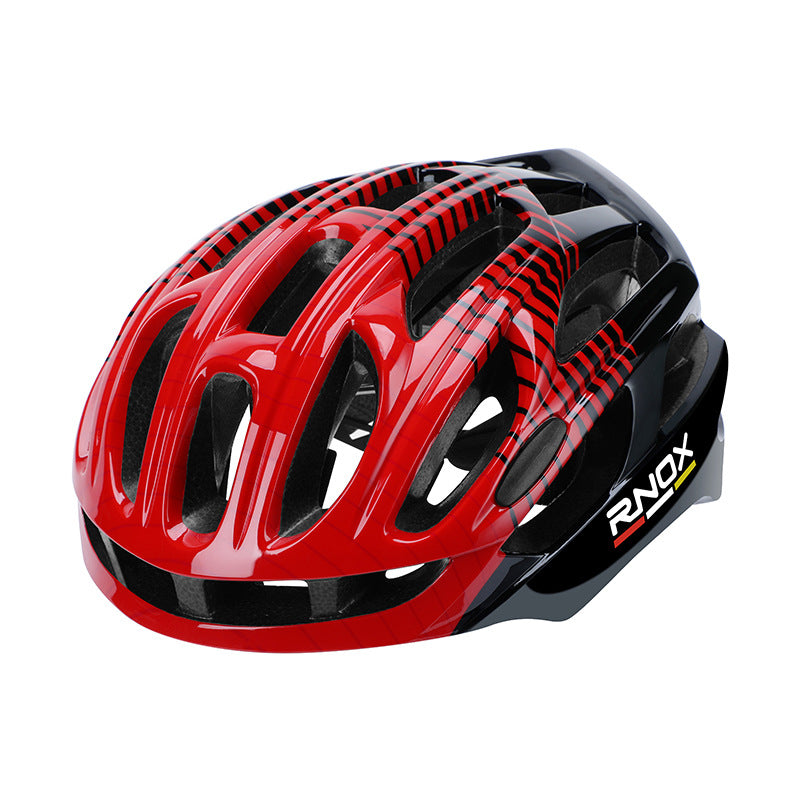 Striped Motorcycle Paint Electric Bike Helmet