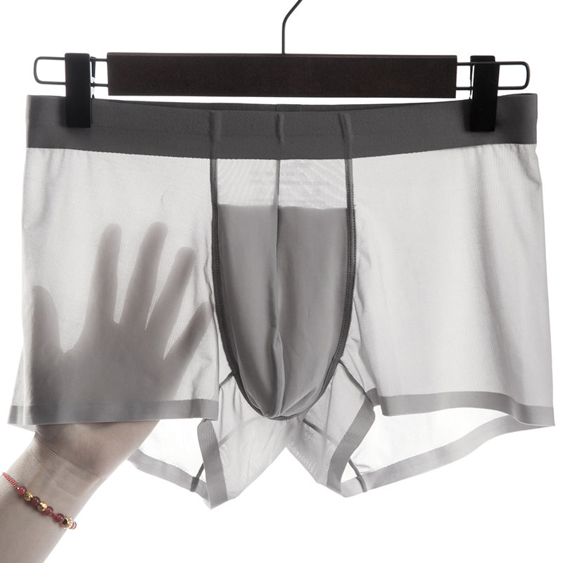 3D Seamless Underwear Men's Summer Ice Silk Underwear