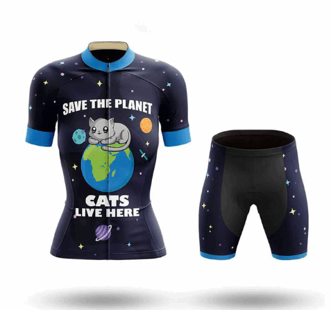Summer SKY Short-sleeved Bib Cycling Jersey