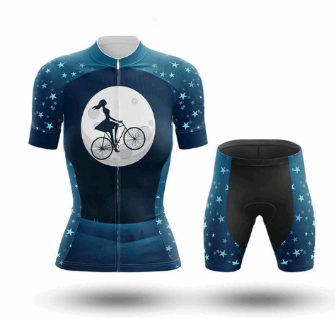 Summer SKY Short-sleeved Bib Cycling Jersey