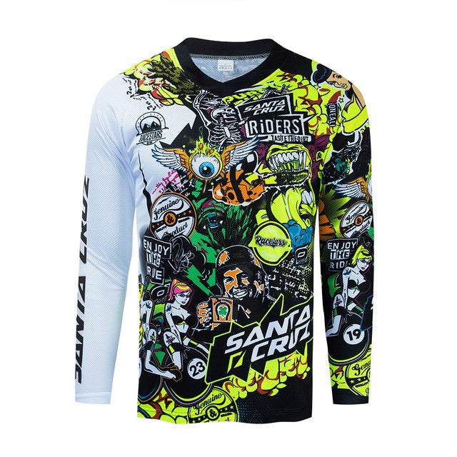 Cross-Country Motorcycle Jerseys For Riding And Quick-Drying Men