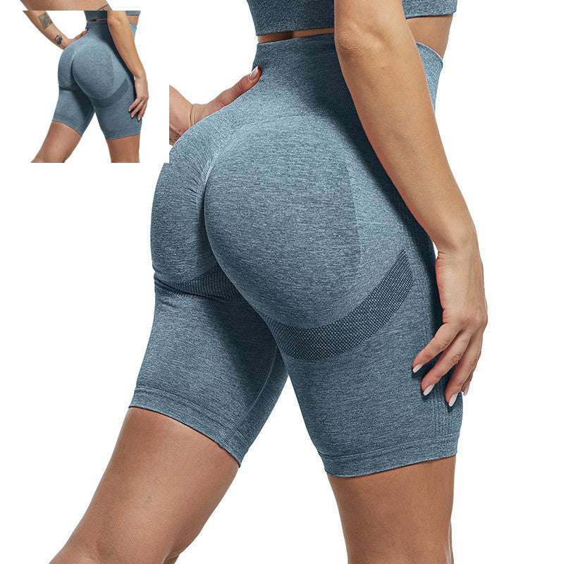 Quick-Drying Clothes Running Fitness Five-Point Leggings - globaltradeleader