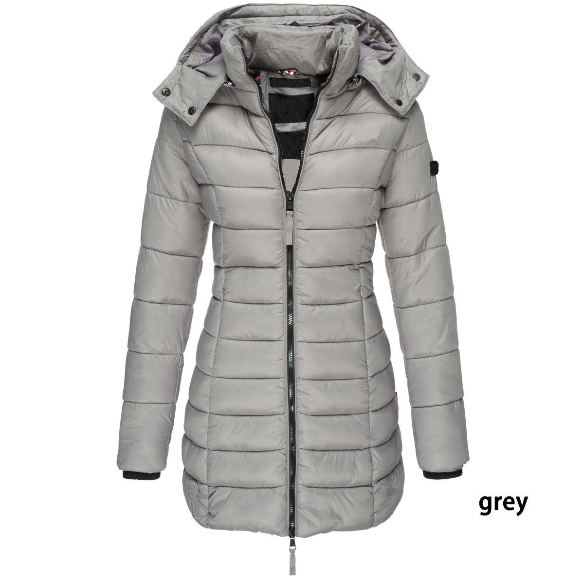 Mid-length Slim-fit Quilted Jacket - globaltradeleader