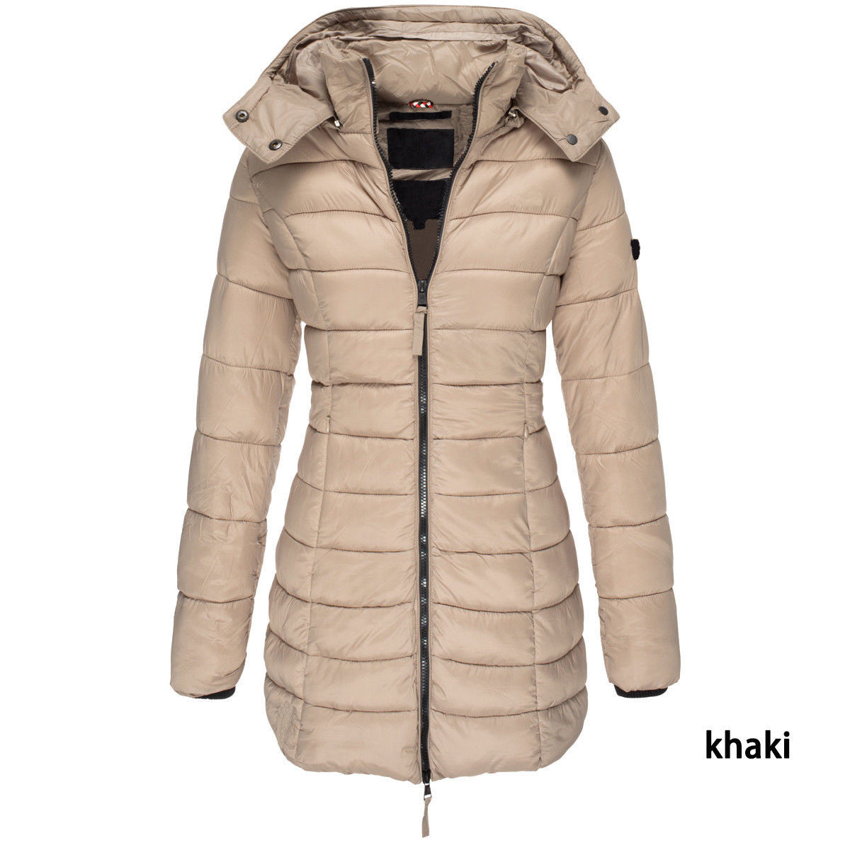 Mid-length Slim-fit Quilted Jacket - globaltradeleader