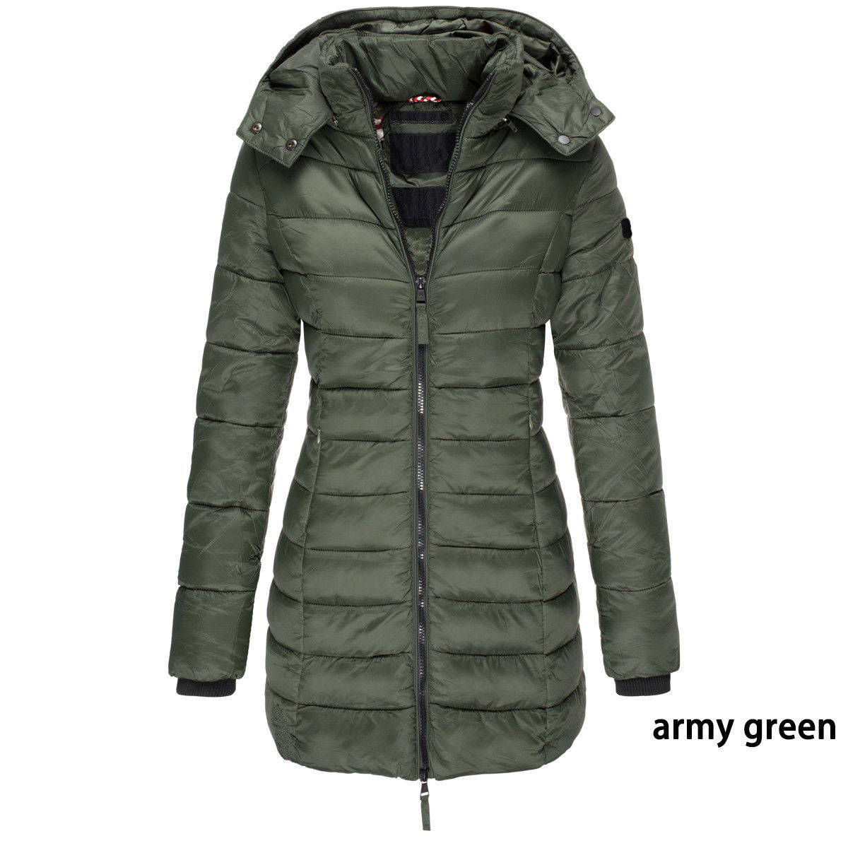 Mid-length Slim-fit Quilted Jacket - globaltradeleader