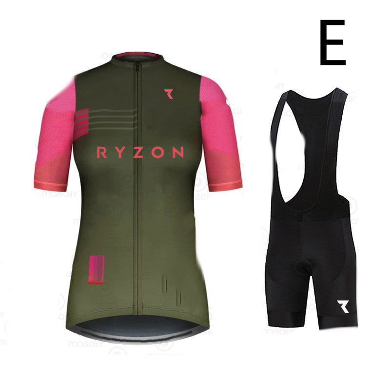 Women's Mountain Bike Cycling Jersey Short Sleeve Summer Outfit