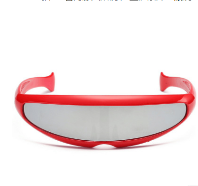 Personality Sunglasses Laser Glasses Men Women Sunglass Robots Silver Lens Sun Glasses Men's Driving Goggles Glasses