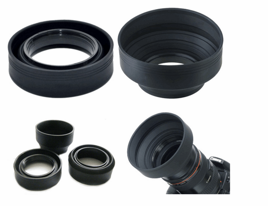 Three-purpose rubber hood