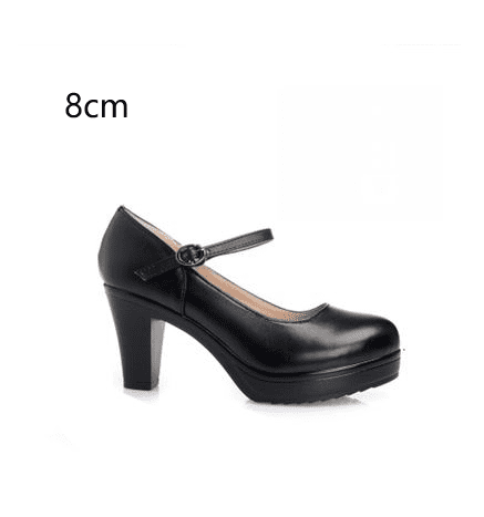 Catwalk model shoes cheongsam round toe shoes