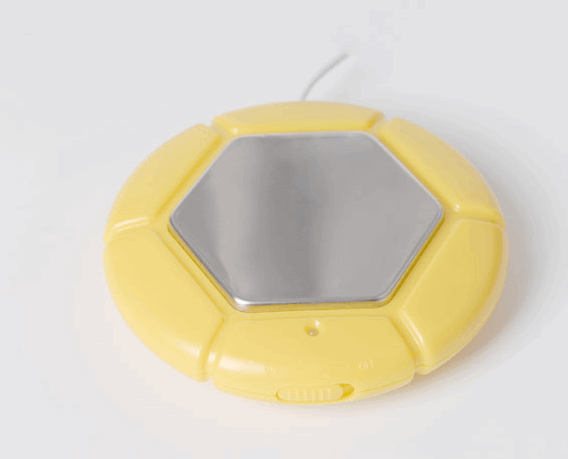 Usb insulation coaster creative football winter drink protection insulation plate thermostat