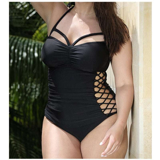 Plus size one-piece swimsuit - globaltradeleader