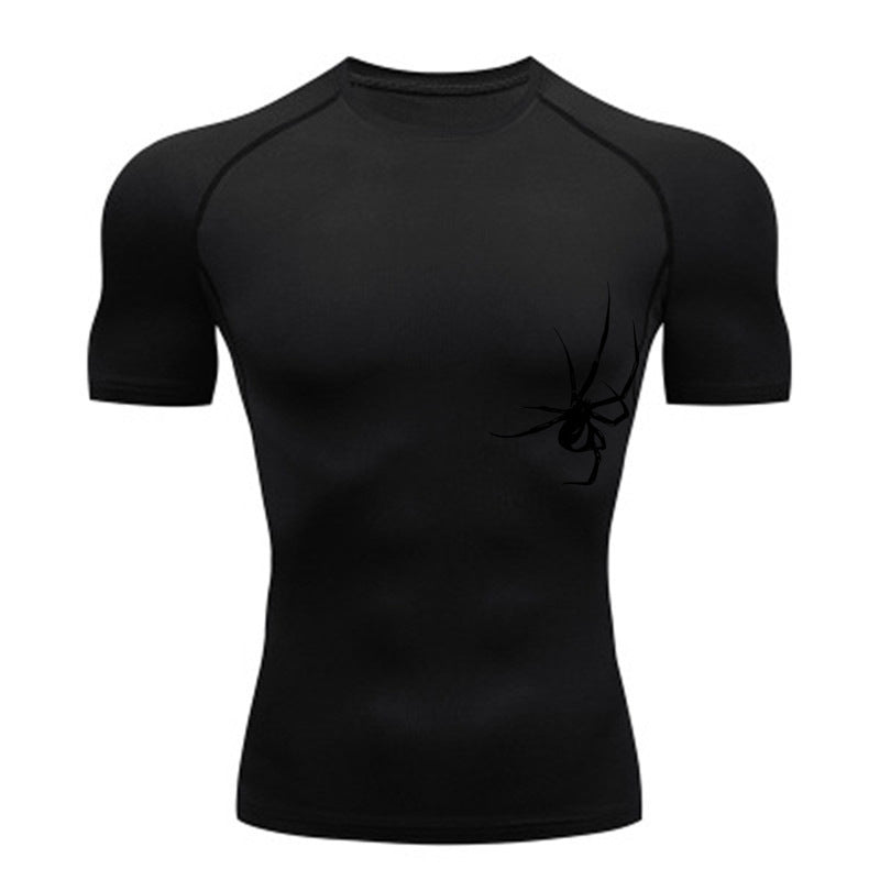 Quick Drying Clothes Sports T-shirt Running Base Clothing Gym Training Tights - globaltradeleader