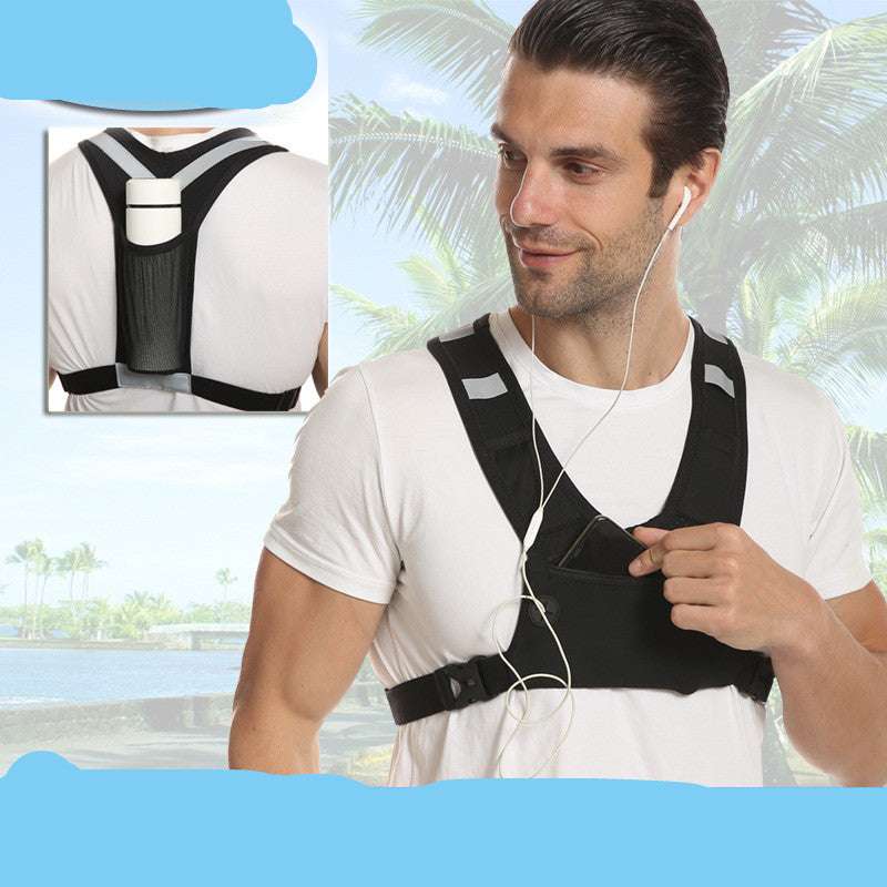 Sports Running Reflective Vest Mobile Phone Bag